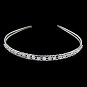 gorgeous Legierung mit klarem Kristall Hochzeit Braut Diademe (wh001)