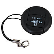 Mini USB 2.0 tf microSD TransFlash SD / SDHC lecteur de carte (noir)