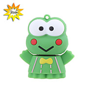 2gb frog stil usb flash-stasjon (grønn)