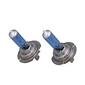 ampoules H7 phare halogène (bleu, 12v, 55w, 1 paire)