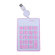 18-Tasten Silikon usb numerische Tastatur (verschiedene Farben)
