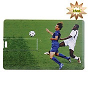 usb tarjeta de moda en forma de unidad de 2,0 (16 GB)