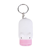 Mini-Schwein 2 LEDs Taschenlampe weißes (3 * LR1130 im Lieferumfang enthalten)
