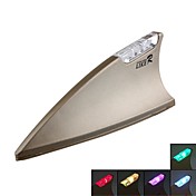 aileron de requin - voiture autoc antenne (coloré lumière du flash, anti-statique, anti-cliquetis, lk-070)
