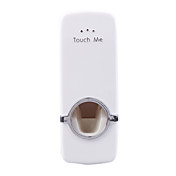 Automatic Toothpaste Squeezer with Toothbrush Holder (White)