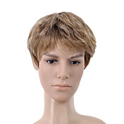 capless court or perruque brune cheveux bouclés (0463-6.13-294)