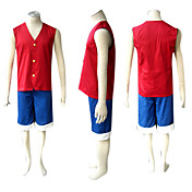 traje de cosplay inspirado en una pieza luffy