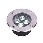 20W LED Underground Light in Round Shape Aluminum Finish