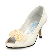 EMMY - Peeptoe Hochzeit Braut Satin