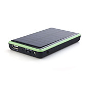 zonne-energie oplader + zaklamp voor iPhone 4/3g/3gs mobiele telefoons (groen)