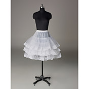 demi en nylon d'une ligne-3 rang de courte longueur de glissement de style / mariage jupons
