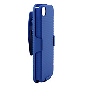 shell + fondina caso clip cintura per iPhone combinata 4 (blu)