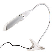 6 x 1w hvidt lys førte tabellen skrivebord seng læser clip lampe lys