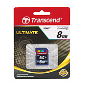8GB Transcend SDHC Memory Card (Class 10)