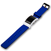 morbido orologio bracciale colorato led - blu scuro