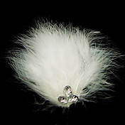 splendida piuma nozze copricapo da sposa