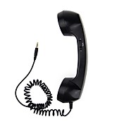 High Quality Special Telephone Handset with Voice Buttons for iPhone Black