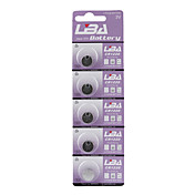 CR1220 3v batteries haute capacité au lithium piles bouton (5-pack)