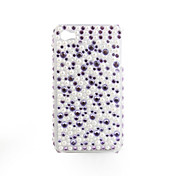 caso pvc com tampa de proteção jóia para iphone4