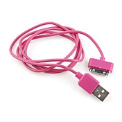 Pink Sycn and Charge Cable for iPad and iPhone (1m Length)