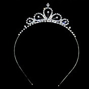 prachtige legering met strass bruiloft bloem meisje hoofddeksel / tiara