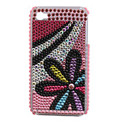 caso pvc com tampa de proteção jóia para iphone4