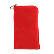 buidel zak / rits voor iphone 3g/3gs/4g - rood
