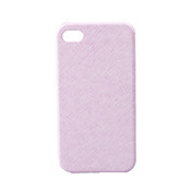 lagging tampa da caixa de proteção para iphone pvc 4 (rosa)