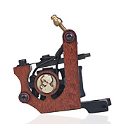 Cast Iron Wire-cutting Tattoo Machine 10 Wrap Coils Liner Gun