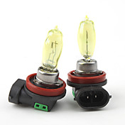 HOD h11 100w 2800K ultra fel auto geel licht bollen (dc 12v/pair)