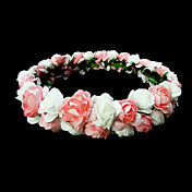 Colorful Lovely Paper Flower Wedding Flower Girl Wreath/ Headpiece