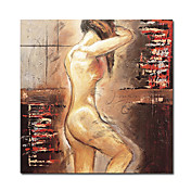 dipinti a mano le persone pittura ad olio con telaio allungato