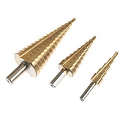 3 Stück HSS-Stahl 12/20/32mm Stufenbohrer Werkzeug-Set