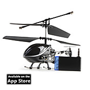 3 canali i-elicottero 777-170 con giroscopio controllato da iPhone / iPad / iPod iTouch (nero)
