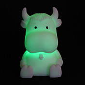 schöne Kuh Form bunten LED-Nachtlicht (3xlr44)
