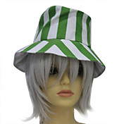 Capless Short Hign-temperature Resistance Lovely Shiny Grey Costume Party Wig