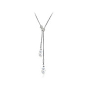 in lega di alta qualità e cristallo con collana in platino placcatura