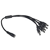 1-to-5 12V DC Power Splitter for CCTV System
