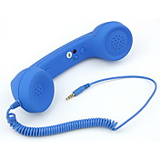 Special Telephone Handset with Voice Control for iPhone, iPad & Other Cellphone (Blue)