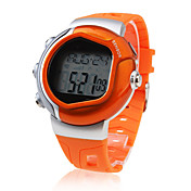 Calorie Counter Pulse Heart Rate Monitor Automatic Watch with Alarm - Orange