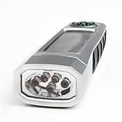 superhellen LED tragbare Solar Taschenlampe und Solar-Laterne - Silber