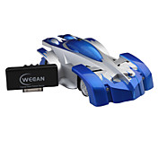 klimwand rc auto iw500 gecontroleerd door iPhone / iPod Touch / iPad (zilver blauw)