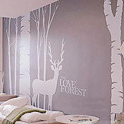 l'amour de forêt stickers muraux (1985-P2)