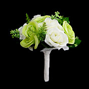 Elegant Satin Round Shape Wedding Bouquet /Bridal Bouquet