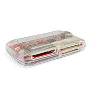 All-in-One Mini USB 2.0 MS/MS Pro/MS Duo/T-Flash/SDHC/SD/MMC Card Reader (Max.32GB)
