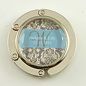Personalized Stainless Steel Purse Valet With Acrylic Diamond – Regal Refinement