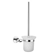 Toilet Brush With Frosted Glass Bowl Holder