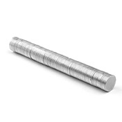 supersterk rare-earth re magneter (12mm x 1mm / 100-pack)