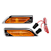 2 stuks auto zijmarkeringslichten qr-818a (geel)
