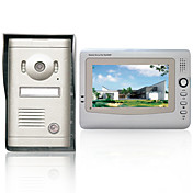 7 Inch Recordable Video Door Phone with Alloy Weatherproof Cover Camera
